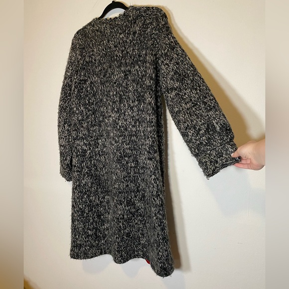 60s VTG Heather Grey Winter Coat - Picture 11 of 16